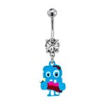 Metal Mafia Bauchnabelpiercing BRAIN EATING MONSTER B00A1OK5NW