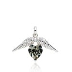 Rafaela Donata Glossy Collection Damen-Anhänger "Flügel" mit original Swarovski Elements Black Diamond (ohne Kette)  60836049 B00BFQ7C7C