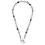 Leonardo Jewels Damen-Halskette Edelstahl Zilindro grau Darlins 15041 B00DVCSZHY