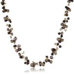 Valero Pearls Fashion Collection Damen-Halskette 925 Sterlingsilber S&uuml;&szlig;wasser-Zuchtperlen barockbraun hellbraun sand 43+5 cm 60200104 B002OL2JLG