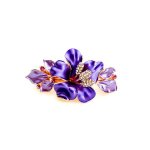 Glamorousky Elegante blaue Blumen Haarschmuck und Haarspange (5973) B00F532ZZ0