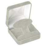 Noble Packaging FRENCH CLIP EARRING BOX – LIGHT GREY-FRENCH CLIP EARRING B00GTQ32SG