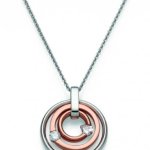 VIVENTY Anh&auml;nger mit Kette Sterlingsilber Ros&eacute; goldplattiert 770442 B00KDCFNWA