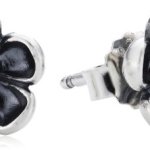 Pandora Damen-Ohrstecker Mix&Match Blume Sterlingsilber mit rosafarbenem Zirkonia 290522TCZ B005U3NPY0