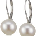 Valero Pearls Classic Collection Damen-Ohrhänger Hochwertige Süßwasser-Zuchtperlen in ca.  9 mm Button weiß 925 Sterling Silber       60201683 B004AG4WZ4