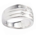 Fossil Damen-Ring 925 Sterling Silber Gr. 16  JF15789040 B004NJ775K