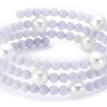 Valero Pearls Fashion Collection Damen-Armband elastisch Hochwertige Süßwasser-Zuchtperlen in ca.  8 mm Rund weiß    Achat 50 cm   60200805 B002OL2JY8