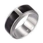 Joop Herren-Ring Sharp Epoxy schwarz Edelstahl Gr. 65 (20.7) JPRG10590A650 B00994ZSLY