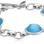 Mike Ellis New York Damen Armband Edelstahl Glas 19.0 cm S170 IPS BLUE B00HE4Q6S0
