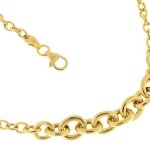 Kettenworld Damen-Halskette ohne Anhänger 925 Sterling Silber vergoldet 294073 B00BN3FJUY