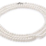 Adriana Damen-Kette Romantica Süßwasser Zuchtperlen 925 Sterling-Silber 130 Perlen R2 B005SML6JE