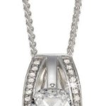 Pierre Cardin Damen Halskette 925 Sterling Silber rhodiniert Kristall Zirkonia Extase 42 cm weiß PCNL90403A420 B00GXV1RJ8