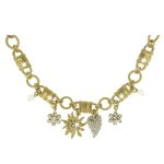 Sweet Deluxe Damen-Halskette Messing Wiesn Luxus gold 2558 B00CYEMJJK