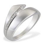Goldmaid Damen-Ring White Diamonds 925 Sterlingsilber 14 Diamanten 0,10 ct. Fa R5224S B008D373BA