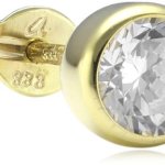 Amor Jewelry Damen-Ohrstecker 8 Karat 333 Gelbgold 110785 B00EQ0GFBS
