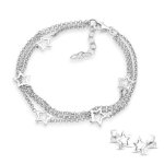 Elli Damen-Schmuckset: Armband + OhrRinge 925 Sterling Silber L&auml;nge 18cm 0912672711_18 B008BGLD1A