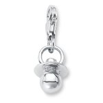 Amor Jewelry Damen-Charm Schnuller 925 Sterling Silber 415095 B00ADGNTF4
