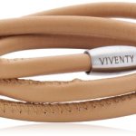 Viventy Unisex Armband Leder 3x gewickelt. in kamel 59cm 764047 B00FAHY6T4