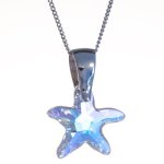 Bella Carina Damen Anhänger mit Original Swarovski Elements Seestern, crystal AB, 925 Sterling Silber B00CSPZRJO
