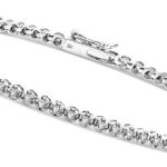 Miore 21cm länge Tennisarmband 375 Weißgold 1.0 carat Brillanten MV042B B0050SMHWQ