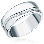 Secret Diamonds Ring 925 Sterlingsilber 1 Diamant 0,01 wei&szlig; B0057V29TW