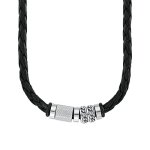 s.Oliver Jewel Herren-Kette ohne Anhänger Edelstahl Leder 50 cm – 508971 B00MPSSVM4