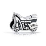 Bling Jewelry Verwitterter Sterling-Silber Motorrad Charm Bead Pandora kompatibel B007C86N3G