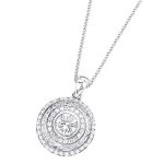 Celesta Damen-Halskette 925 Sterling Silber 42cm Zirkonia weiß 500244574L-42 B00DYL6BRS