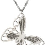 Nomination Damen Halskette Edelstahl Swarovski-Kristall Butterfly weiß 021379/001 B00DNUEJWY