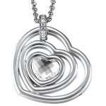 Esprit Damen-Halskette Love At Heart 925 Sterling Silber 75 cm ESNL92008A750 B0060JLX9W