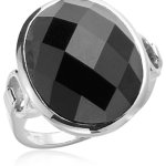 Celesta Damen-Ring 925 Sterlingsilber synth. Onyx Gr. 56 (17.8) 360270916056 B004P7JAFA