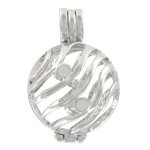 Quiges Fashion Jewellery Eligo Jewellery 925 Sterling Silber 12mm Kugel Anhänger für Eligo 12mm Kugeln B00JWTKYVA