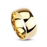 Coolbodyart Unisex Edelstahl Ring vergoldet Klassischer Ehering hochglanz poliert 8mm Breite 6 Ringgr&ouml;&szlig;en zur Auswahl verf&uuml;gbare Ringgr&ouml;&szlig;en 60 (19) – 72 (23) B00H4P55HW