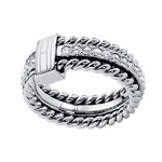 Tommy Hilfiger jewelry Damen-Ring Edelstahl 2700582 B00N447YTE