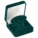 Noble Packaging FRENCH CLIP EARRING BOX – FOREST GREEN-FRENCH CLIP EARRING B00GTQ328Q