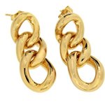 Kettenworld Damen-Ohrstecker Bronze 282471 B00GQP61TC