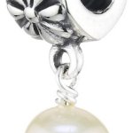 Pandora Damen-Bead Element Sterlingsilber mit weisser Perle 790535P B0039ZGP9I