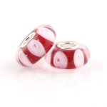 TAOTAOHAS Damen – European Armband Charms Beads, Sterling-Silber 925 mit rot Murano glas perlen, Mystiker B00AGXE3JU