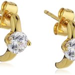 Mike Ellis New York Damen-Ohrstecker Edelstahl Zirkonia weiß D1512D/10 B00JQ2DFKK