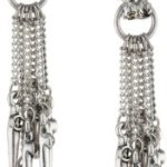 Pilgrim Jewelry Damen-Ohrstecker Messing Pilgrim Damen-Ohrstecker aus der Serie Big earrings versilbert,grau 6.0 cm 261336103 B00ESBCD7K