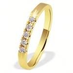 Goldmaid Ring 585 Gelbgold 5 Brillanten 0,15ct Memoire Me B004GHVTLM