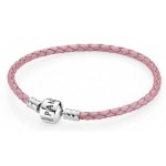Pandora Damen-Armband Leder rosa einfach gewickelt 20,5 cm 590705CMP-S3 B005MSZGMW