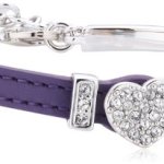 Guess Damen-Armreif Versilbertes Metall Leder wei&szlig; UBS91309 B00H0LKBWO