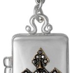 Pilgrim Jewelry Damen-Anhänger Messing Kristall Charms Vergoldet und Versilbert 4.2 cm weiß 401342007 B00G294RDO