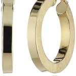 CEJW5|#Celesta Celesta Damen-Creolen 333 Gelbgold glanz/matt 28 mm 242310042 B0086T05ZW
