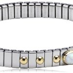 Nomination Damen-Armband Klein Opal Wei&szlig; 042103/007 B002TNA8R6