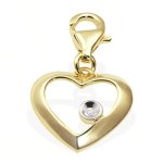 Goldmaid Damen-Charm Herz 333 Gelbgold 1 Diamant 0,01 ct Gch A4414GG B003QP46G0