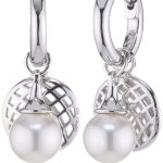 ESPRIT Jewels Damen-Creolen Pearl Lattice 925 Sterling Silber 28.2 mm S.ESCO90784A000 B008K4A5XU