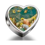 Rarelove The Mourning Of Christ Art Heart Photo Charm Beads B00FWPP8LY