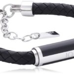 Joop Herren-Armband Sharp Epoxy schwarz Leder schwarz Edelstahl ca. 21.5 cm JPBR10341A215 B00994ZCSS